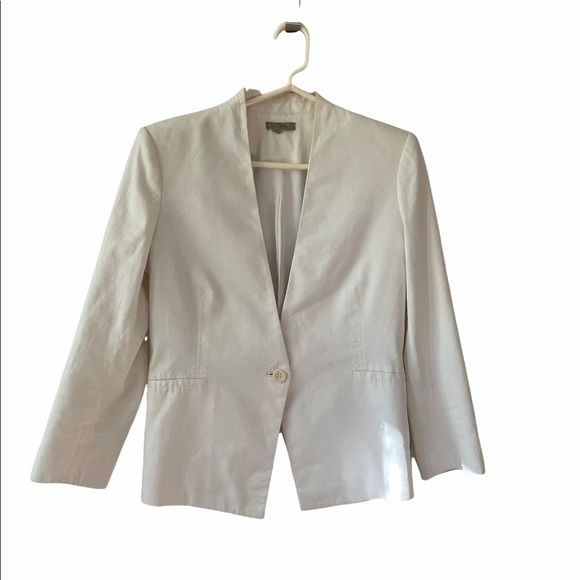 HELMUT LANG White Single Button Blazer size 6 - Picture 5 of 12